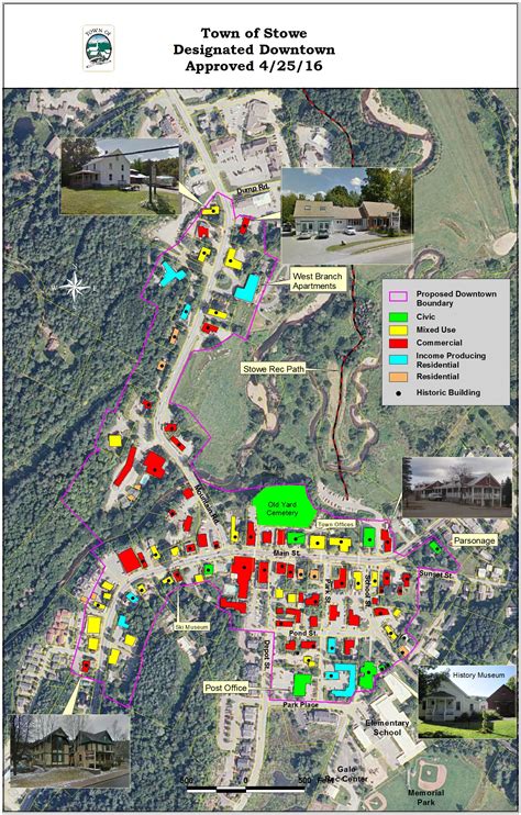 stowe vermont village map.